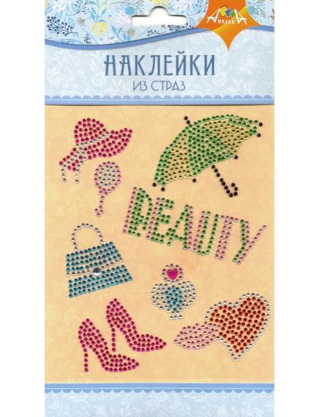 Наклейки из страз Beauty,С3284-09