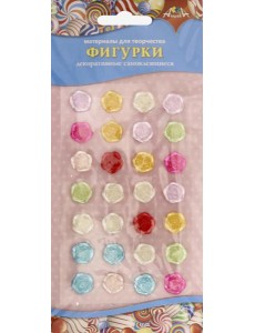 Декоративные фигурки самокл.Цветочки,С3308-06