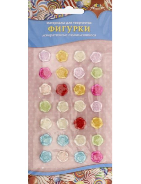 Декоративные фигурки самокл.Цветочки,С3308-06