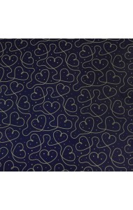 Бумага упак. 100*70 Сердечки WPO-05