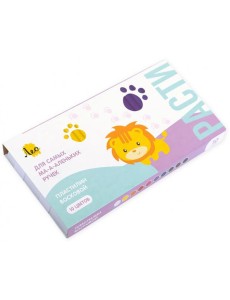 Пластилин восковой 10цв 120гр,LMCW-0110