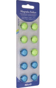 Набор магнитов 10шт 15мм Kw-Trio 8305M