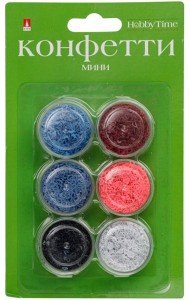 Мини-конфетти д/декора 