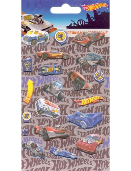 Наб. зефирных наклеек Hot wheels "Суперкары"