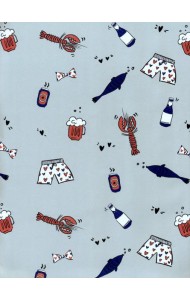 Бумага упаковочная 70*110см Mens day,вобла,N3472'