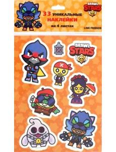 Наклейки Brawl Stars,NA0019 Наклейки Brawl Stars,NA0019
