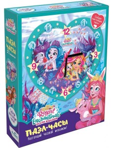 Энчантималс.Пазл-57 Часы-сердце С друзьями,07070 Энчантималс.Пазл-57 Часы-сердце С друзьями,07070