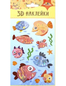 Наклейки 3D,9,5х18,5см,С3485-01 Наклейки 3D,9,5х18,5см,С3485-01