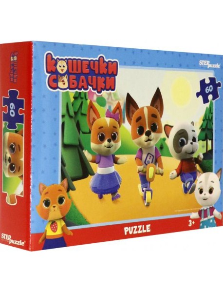 81214 Мозаика "puzzle" 60 "Кошечки и собачки"