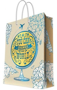 Пакет 26х32.4х12.7 Изменить мир 81230