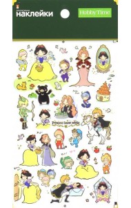 Наклейки объемные СКАЗКИ,8видов,2-141/16