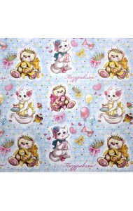 Бумага упаковочная Кошечка в фартуке 75200