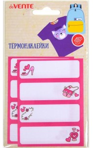 Набор термонаклеек на тканевой основе GIRL 8шт