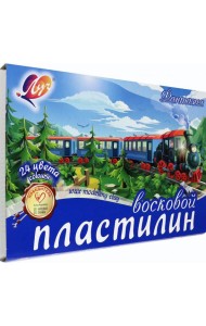 Пластилин воск. 24цв со стеком ассор 25С1525-08