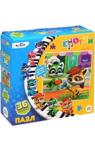 Енотки.Пазл-36 Ре и МиМи,06885