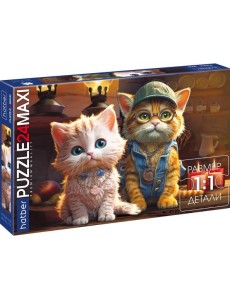 Hatber Puzzle-24 MAXI МЯУ-СТОРИ,24ПЗ2_30804