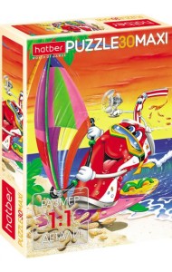 Hatber Puzzle-30 MAXI Морское приключ,30ПЗ4_03158