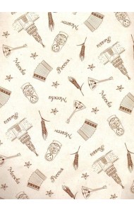 Бумага упаковочная 48*69,№26,2листа,00873