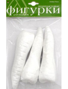 Пенопластовые фигурки 3шт,140мм,МОРКОВКИ,2-184/07