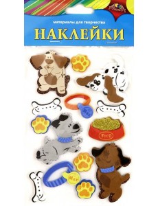 Наклейки из ЭВА Домашние любимцы,С3476-02