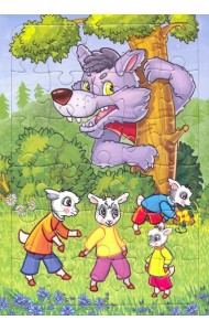 Пазл 30 эл. Волк и козлята