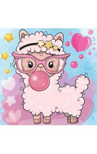 Алмазные узоры. Bubble gum. 30*30,06573