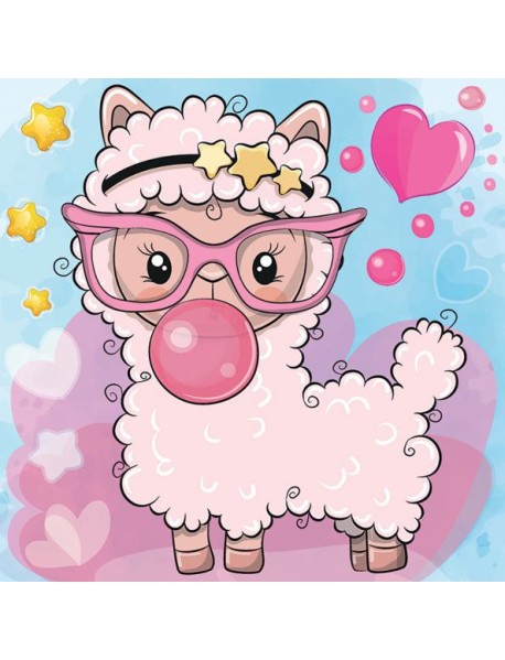 Алмазные узоры. Bubble gum. 30*30,06573