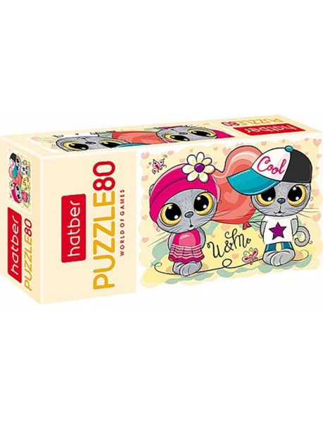 Hatber Puzzle-80 Кототерапия,80ПЗ5_19512