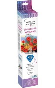 Алмазные узоры.Маковое поле 30*30,06130