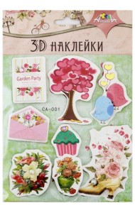 Наклейки 3D,12х19см,С3484-01