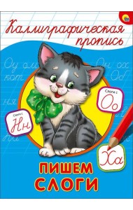 КАЛЛИГРАФИЧЕСКАЯ ПРОПИСЬ А4. ПИШЕМ СЛОГИ