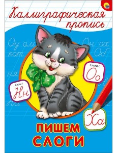 КАЛЛИГРАФИЧЕСКАЯ ПРОПИСЬ А4. ПИШЕМ СЛОГИ