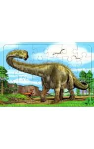 Пазл Динозавр Диплодок, 30 элементов
