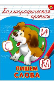 КАЛЛИГРАФИЧЕСКАЯ ПРОПИСЬ А4. ПИШЕМ СЛОВА