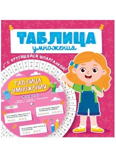 ТАБЛИЦА УМНОЖЕНИЯ с крутящейся шпаргалкой. ДЛЯ ДЕВОЧЕК