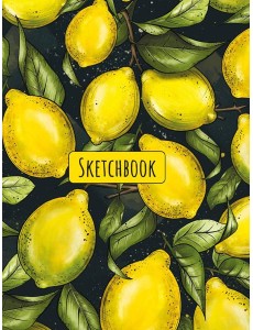 СКЕТЧБУК А5. ЛИМОННОЕ НАСТРОЕНИЕ (выб.лак) СКЕТЧБУК А5. ЛИМОННОЕ НАСТРОЕНИЕ (выб.лак)