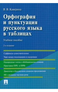 Орфография и пунктуация русского языка в таблицах. Учебное пособие