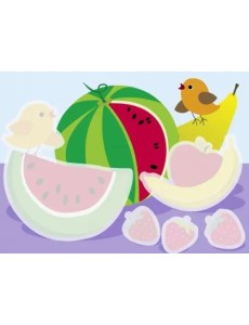 Многоразовые водные раскраски.Выпуск 9 (Фрукты)