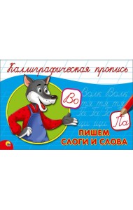 КАЛЛИГРАФИЧЕСКАЯ ПРОПИСЬ А5. альбомная. ПИШЕМ СЛОГИ И СЛОВА