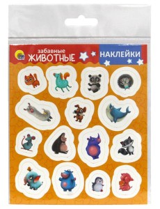 НАКЛЕЙКИ. ЗАБАВНЫЕ ЖИВОТНЫЕ