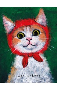 СКЕТЧБУК А5. КОТИК (выб.лак)