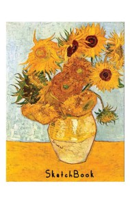 СКЕТЧБУК А5. Ван Гог. ПОДСОЛНУХИ (выб.лак)