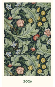 Мини ежедневник. Уильям Моррис (А6, 80 л., мягкая обложка, зеленый)