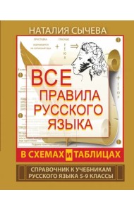 Все правила русского языка в схемах и таблицах. 5-9 классы. Справочник к учебникам русского языка