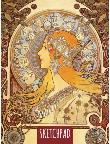 СКЕТЧПАД А5. А. МУХА. ЗОДИАК