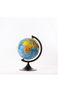 Глобен/Глобус Земли физический рельефный. Диаметр 210мм