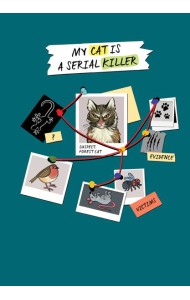 Блокнот My Cat Is a Serial Killer (А5, 144 стр., серый кот)