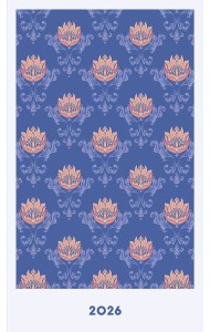 Мини ежедневник. Уильям Моррис (А6, 80 л., мягкая обложка, синий)