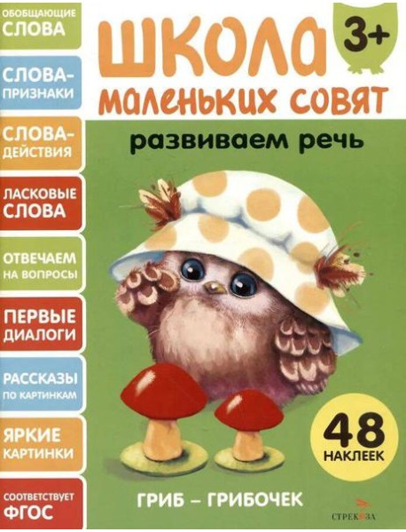 Школа маленьких совят 3+ Развиваем речь