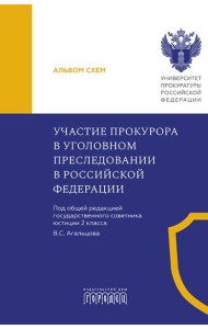 Участие прокурора в уголовном преследовании в Российской Федерации: альбом схем на русс. и анг.яз